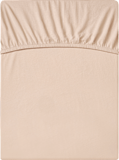 Spannbettlaken Doppelgröße, beige, 180 x 200 cm ALANA