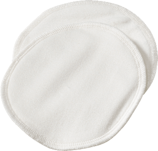 Stilleinlagen 4-lagig aus Bio-Baumwolle natur 13cm ALANA