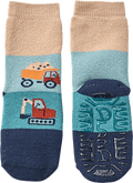 Stoppersocken mit Baustellen-Motiv, blau, Gr. 25/26 ALANA