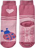 Stoppersocken mit Herz- & Marienkäfer-Motiv, rosa, Gr. 25/26 ALANA