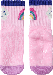 Stoppersocken mit Regenbogen-Muster, rosa, Gr. 23/24 ALANA