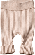Strickhose mit Mitwachsfunktion & Ripp-Struktur, beige, Gr. 68 ALANA