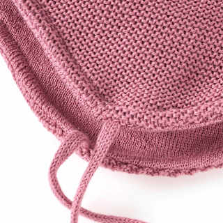 Strickmütze mit Bommel, rosa, Gr. 44/45 ALANA