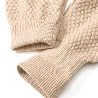 Strickoverall mit Waffel-Struktur & Mitwachsfunktion, beige, Gr. 62 ALANA