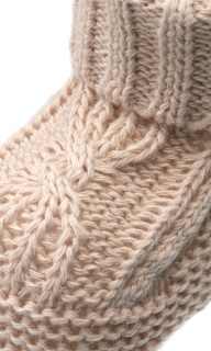 Strickschuhe, beige, 0-3 Monate ALANA
