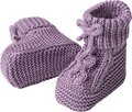 Strickschuhe, lila, 3-6 Monate ALANA