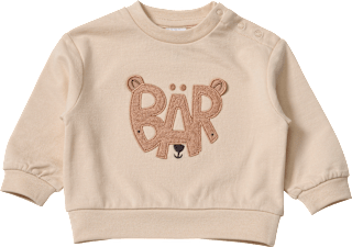 Sweatshirt mit Bär-Motiv, beige, Gr. 62 ALANA
