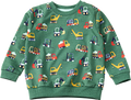 Sweatshirt mit Baustellen-Muster, grün, Gr. 110 ALANA
