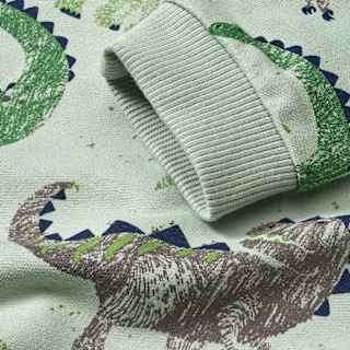 Sweatshirt mit Dino-Muster, grün, Gr. 104 ALANA