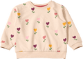 Sweatshirt mit Tulpen-Muster, beige, Gr. 98 ALANA
