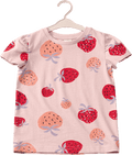 T-Shirt mit Erdbeer-Muster, rosa, Gr. 110 ALANA