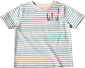 T-Shirt mit Ringel-Muster & Malutensilien-Motiv, blau & weiß, Gr. 98 ALANA