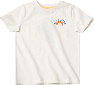 T-Shirt mit Schultüten-Rückenprint, weiß, Gr. 128 ALANA