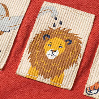 T-Shirt mit Tier-Motiv, rotbraun, Gr. 128 ALANA
