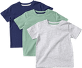 T-Shirts, grau + blau + grün, Gr. 110 ALANA