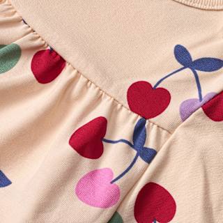 Tunika Pro Climate mit Kirsch-Muster, beige, Gr. 110 ALANA