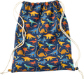 Turnbeutel mit Drachen-Muster, blau, ca. 32 x 40 cm ALANA
