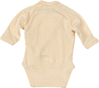 Wickelbody aus Bio-Wolle und Seide, natur, Gr. 42/44 ALANA