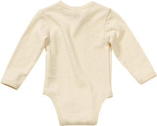 Wickelbody aus Bio-Wolle und Seide, natur, Gr. 50/56 ALANA