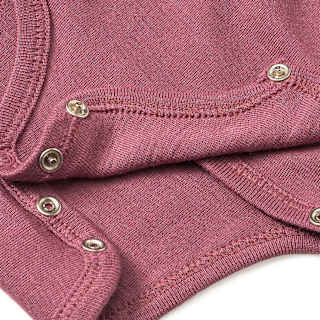 Wickelbody aus Bio-Wolle und Seide, rosa, Gr. 62/68 ALANA