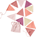 Wimpelkette aus Musselin, rosa ALANA