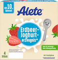 Joghurt und Erdbeere ab dem 10. Monat, 4x100g Alete