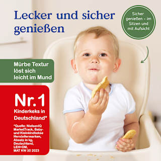 Kinderkekse ab dem 8. Monat Alete