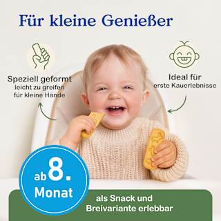 Kinderkekse ab dem 8. Monat Alete