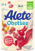 Kindersnack Obsties Erdbeere Banane Joghurt ab 3 Jahren Alete