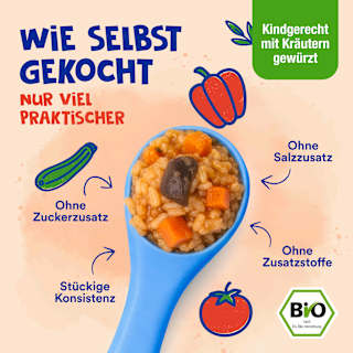 Kinderteller Ratatouille Couscous ab 1 Jahr Alete
