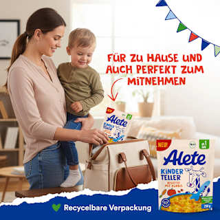 Kinderteller Risotto mit Kürbis ab 1 Jahr Alete