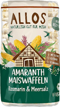Amaranth Maiswaffeln Rosmarin & Meersalz ALLOS