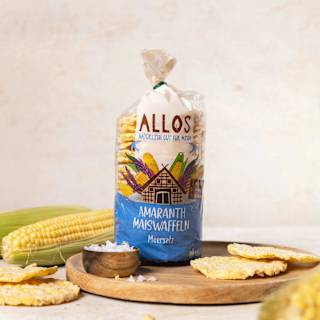 Maiswaffeln Amaranth Meersalz ALLOS