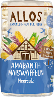 Maiswaffeln Amaranth Meersalz ALLOS