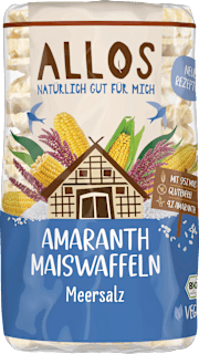 Maiswaffeln Amaranth Meersalz ALLOS