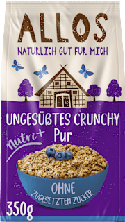 Müsli, Nutri+ Ungesüßtes Crunchy Pur ALLOS
