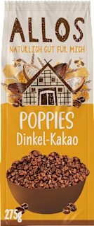 Müsli, Poppies Dinkel-Kakao ALLOS