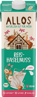 Pflanzendrink, Reis-Haselnuss Natur ALLOS