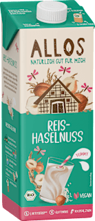 Pflanzendrink, Reis-Haselnuss Natur ALLOS