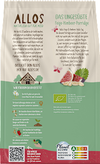Porridge, Feige-Himbeere ALLOS