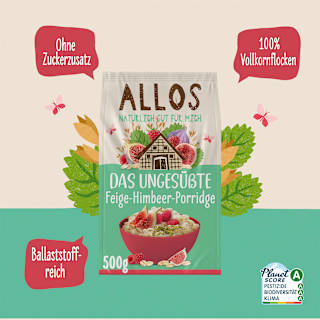 Porridge, Feige-Himbeere ALLOS