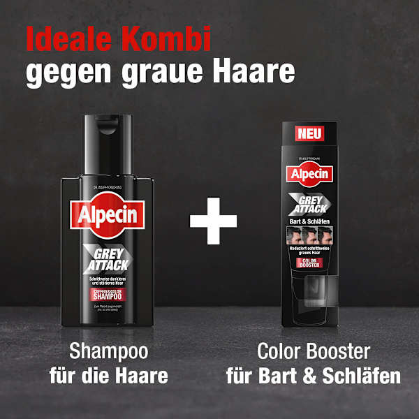 Shampoo Grey Attack Bart & Schläfen Color Booster Alpecin
