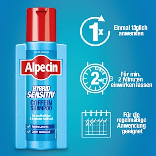 Shampoo Hybrid sensitiv Coffein Alpecin