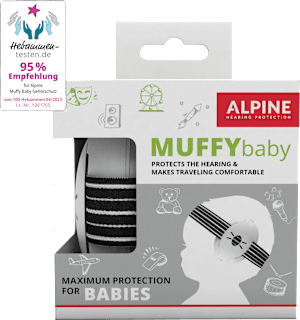 Gehörschutz Muffy Baby schwarz ALPINE