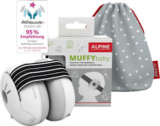 Gehörschutz Muffy Baby schwarz ALPINE