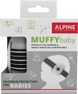 Gehörschutz Muffy Baby schwarz ALPINE