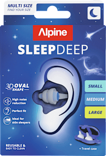 Ohrstöpsel Sleep Deep Multisize (3 Paar) ALPINE