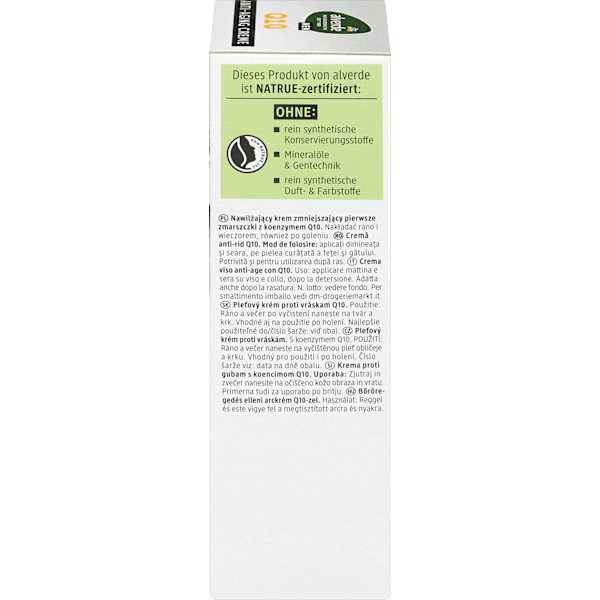 Anti Aging Gesichtscreme Q10 alverde MEN