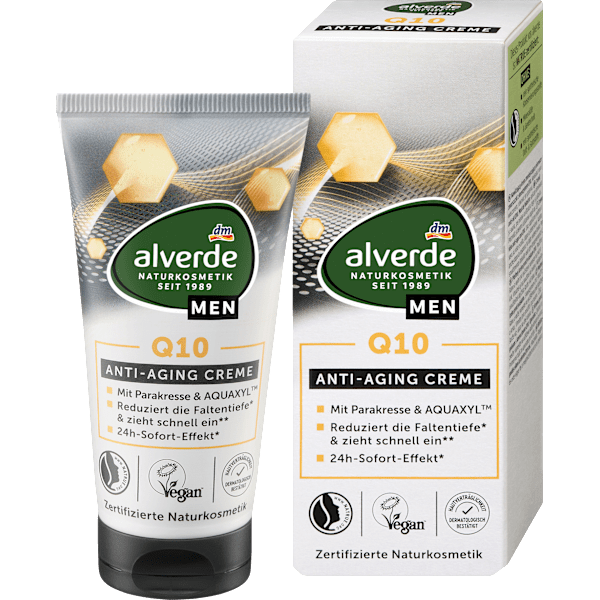 Anti Aging Gesichtscreme Q10 alverde MEN