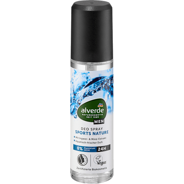 Deo Zerstäuber Sports Nature alverde MEN